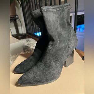 Ankle boots Donald Pliner 6,5 black suede strech